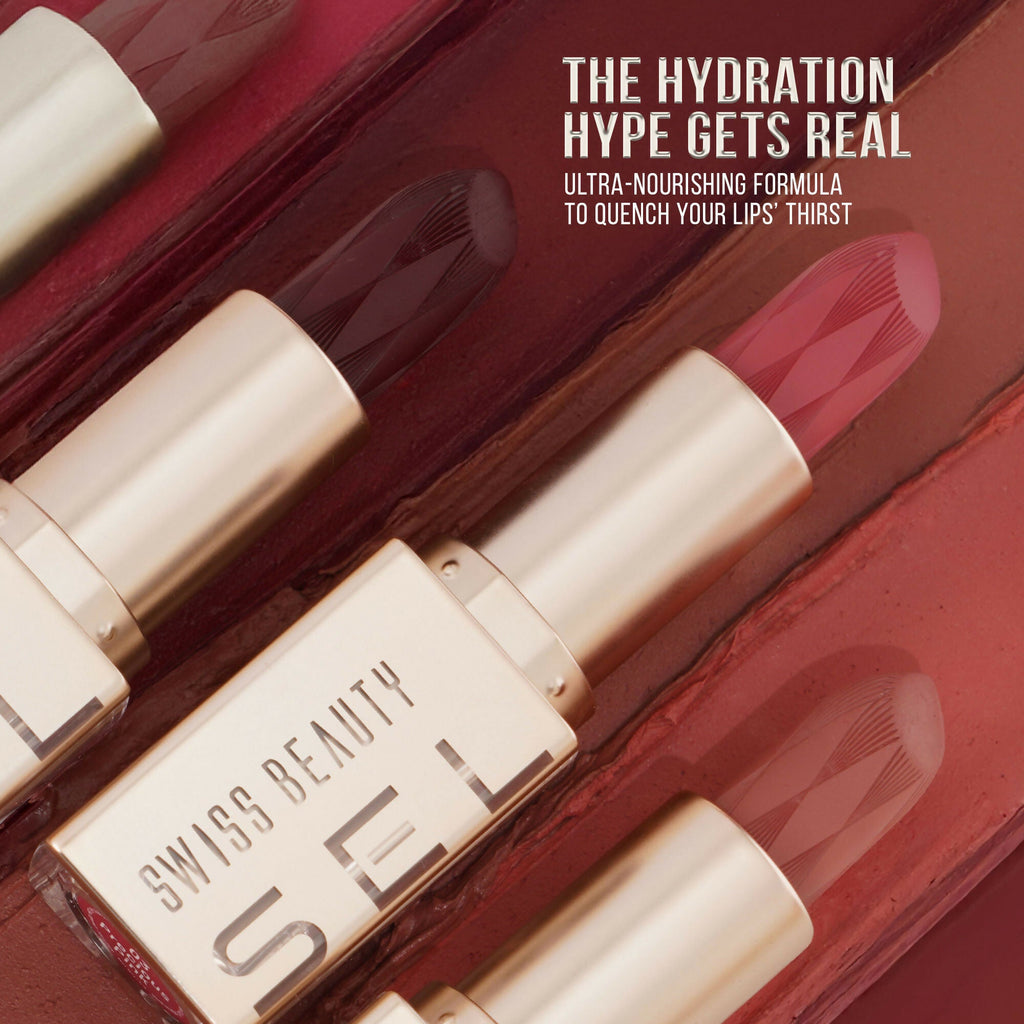 Swiss Beauty Select Creme Touch Hydrating Lipstick - 3 Precious Pink | Grocsy