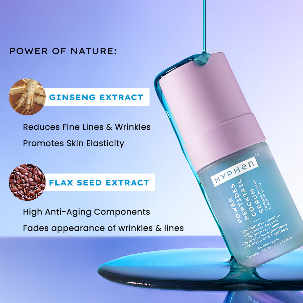 Hyphen 10% Power Peptide Cocktail Serum | Grocsy