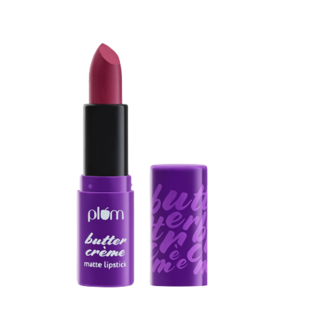 Plum Butter Crème Matte Lipstick RedDemption - 136 (Pinkish Maroon) | Grocsy