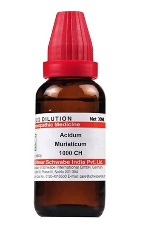 Dr. Willmar Schwabe India Acidum Muriaticum Dilution | Grocsy