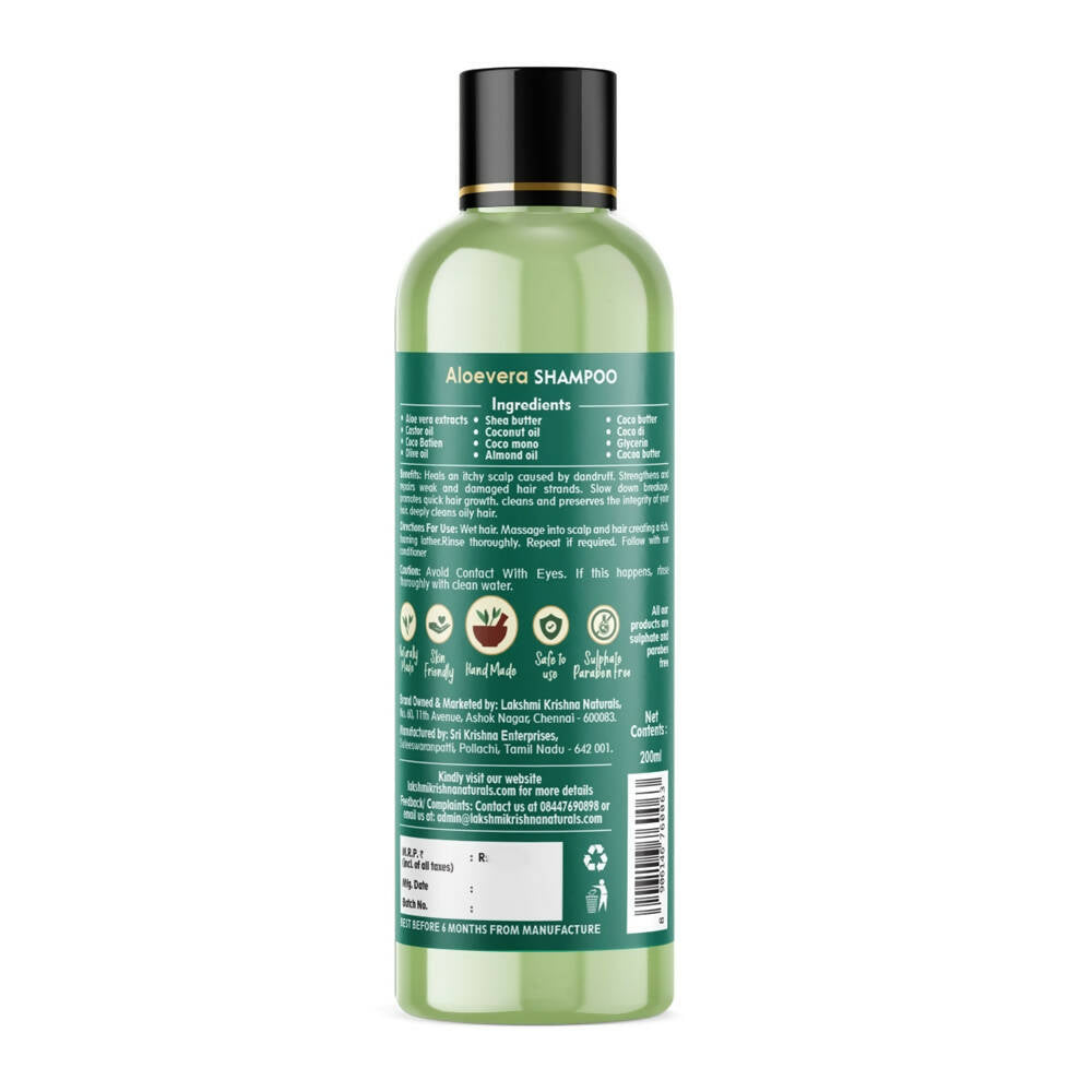 Lakshmi Krishna Naturals Aloevera Shampoo | Grocsy
