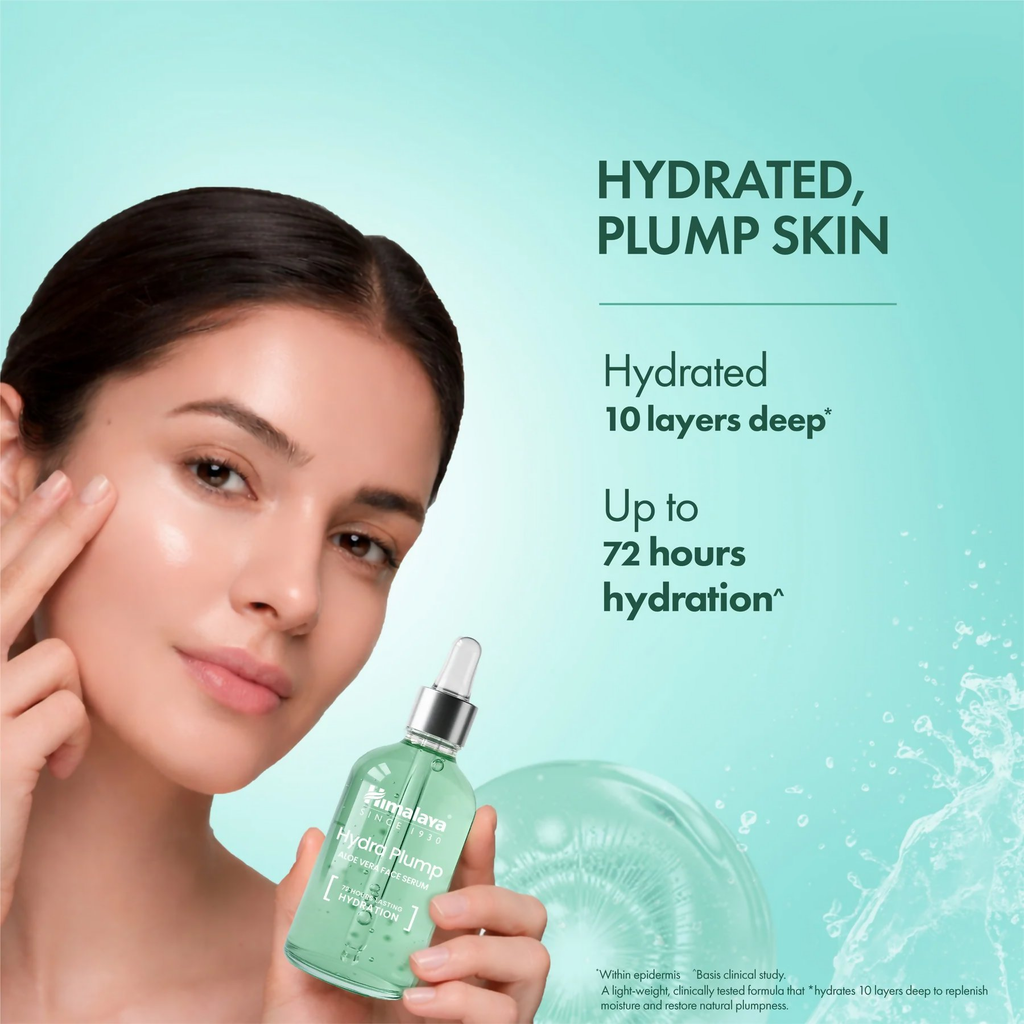 Himalaya Herbals Hydra Plump Aloe Face Serum | Grocsy