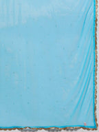Ahalyaa Women's Traditional wear Kurta Set - Teal Blue | Grocsy