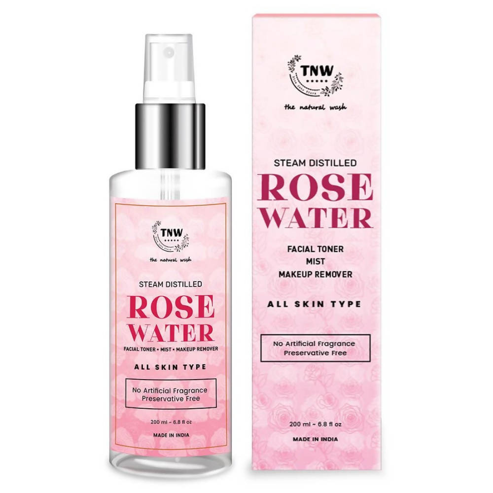 The Natural Wash Steam Distilled Rose Water | Grocsy