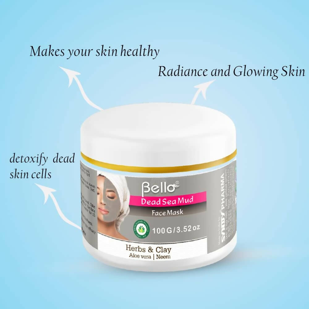 Bello Herbals Dead Sea Mud Face Mask | Grocsy