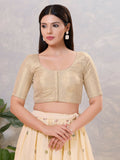 Joban Fashion Women Silk Gold Stitched Blouse | Grocsy