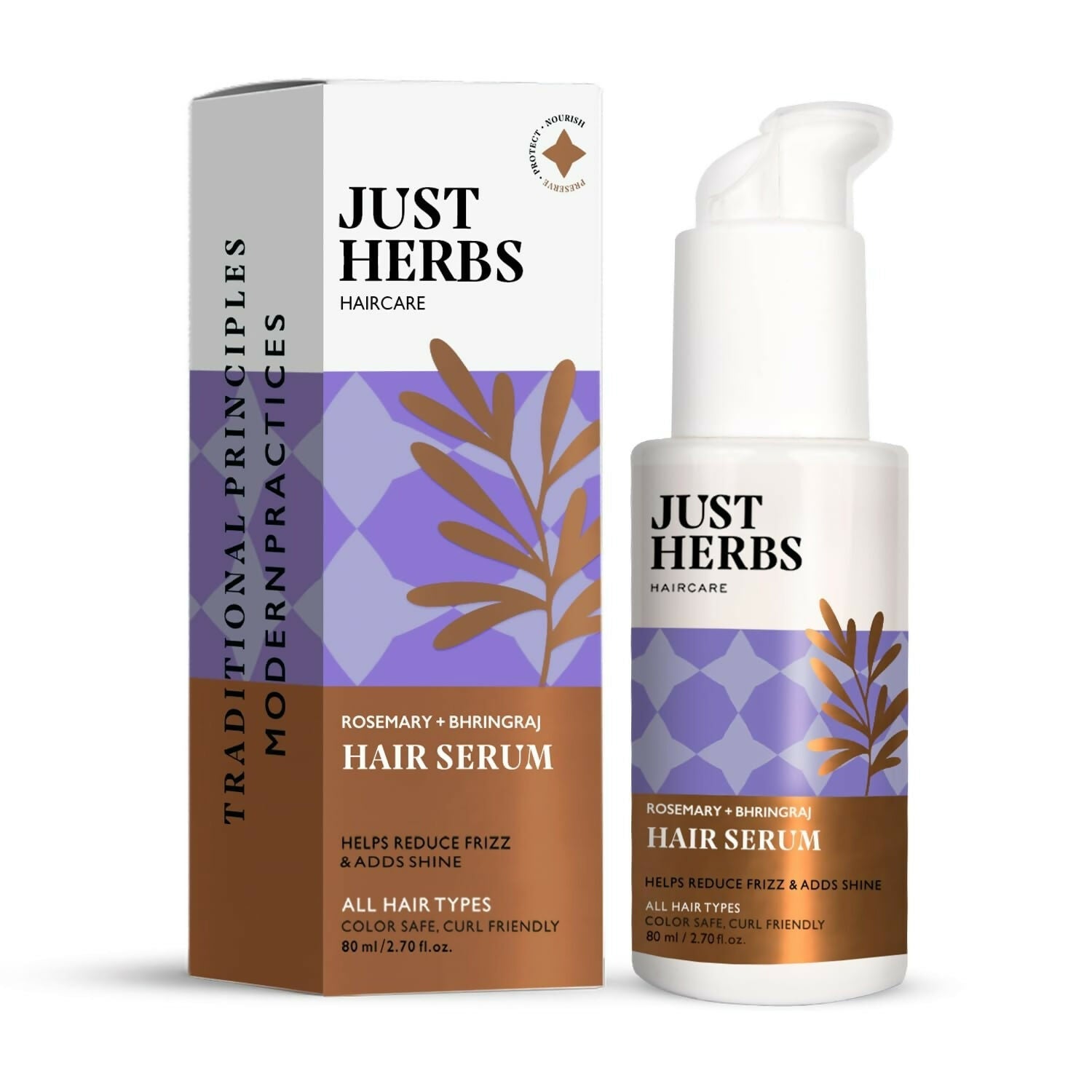 Just Herbs Rosemary Bhringraj Hair Serum | Grocsy