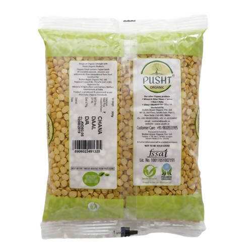 Pusht Organic Chana Dal (Split Bengal Gram Dal) | Grocsy