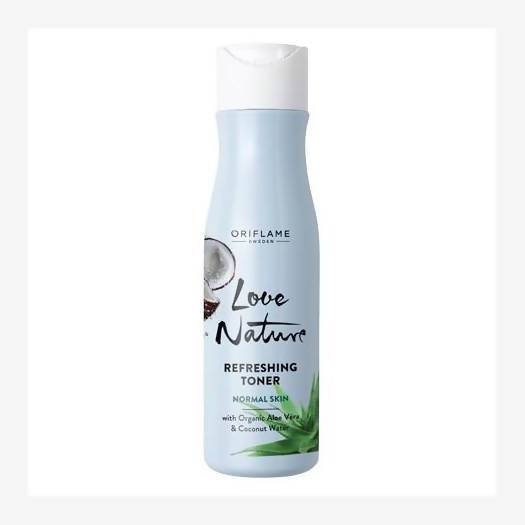 Oriflame Love Nature Refreshing Toner with Organic Aloe Vera & Coconut Water | Grocsy