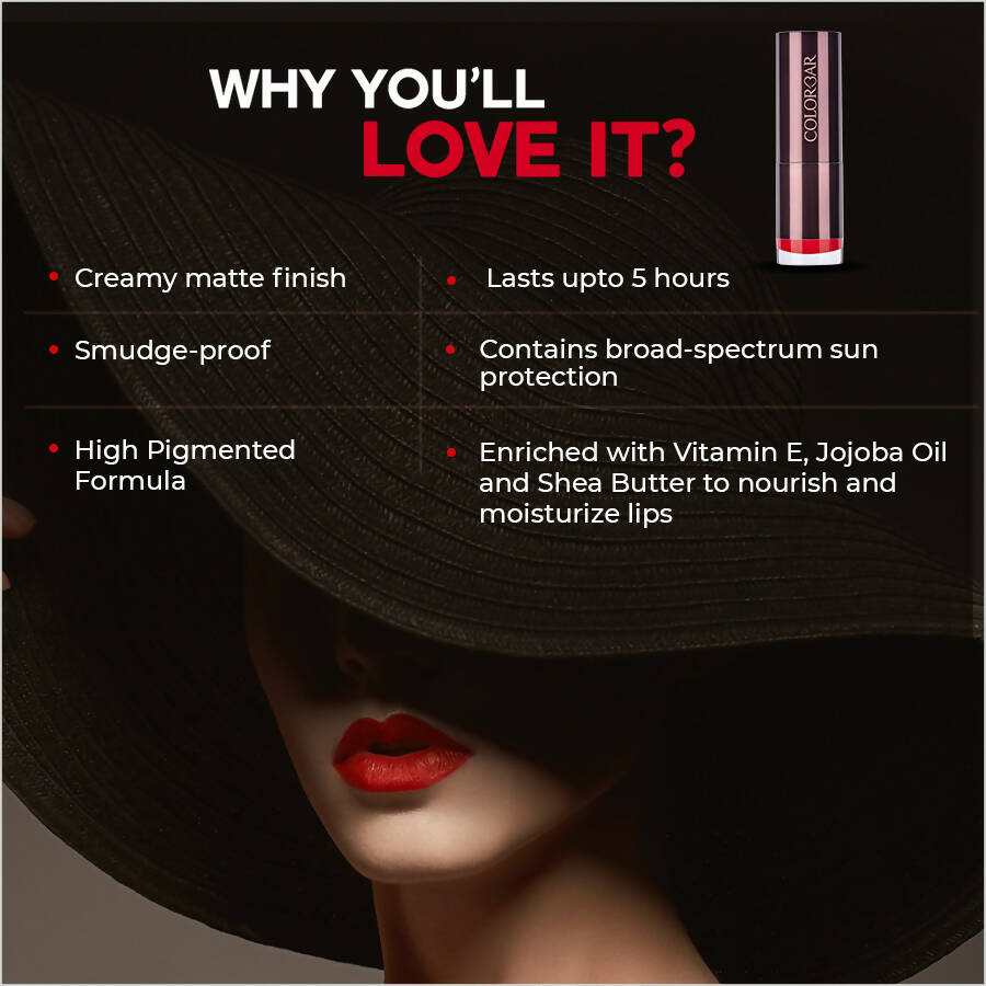 Colorbar Velvet Matte Lipstick Forever You-099 | Grocsy
