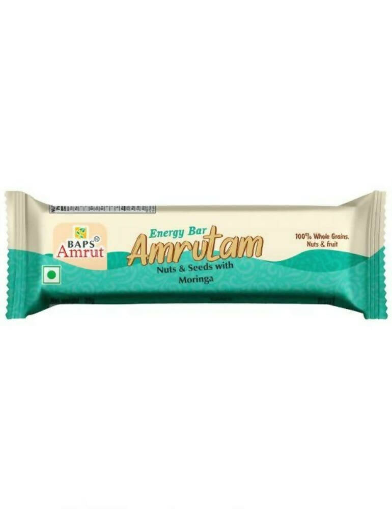 Baps Amrut Energy Bar Amrutam (Nuts & Seeds With Moringa) | Grocsy