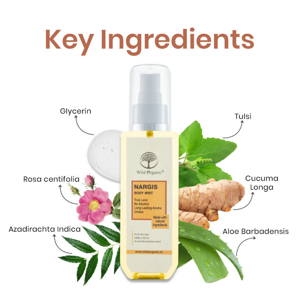 Wild Organic Nargis Body Mist | Grocsy