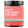 Carbamide Forte Multi Collagen For Skin Type I, II, III, V & X Powder - Watermelon | Grocsy