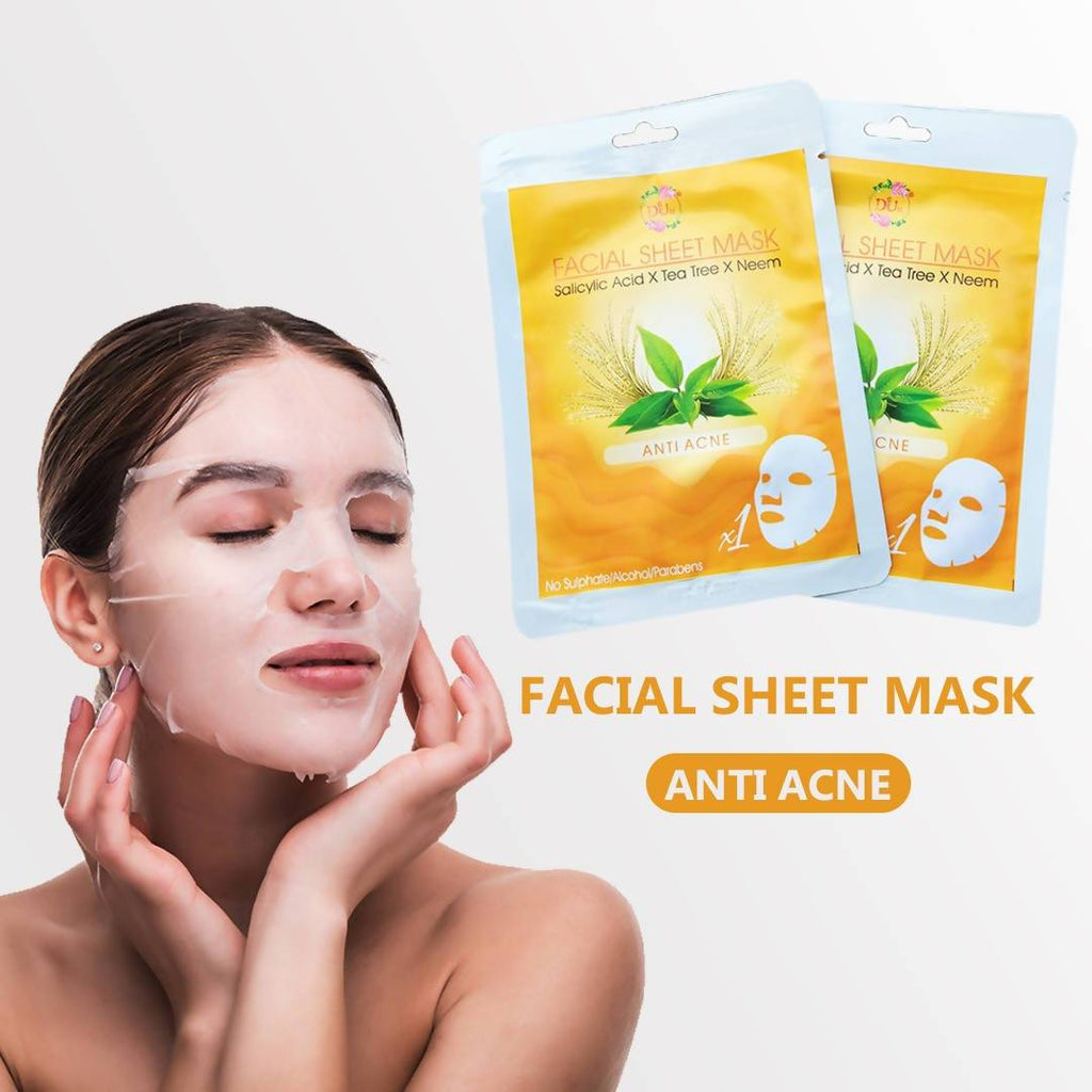 Duh Facial Sheet Mask - Anti Acne | Grocsy