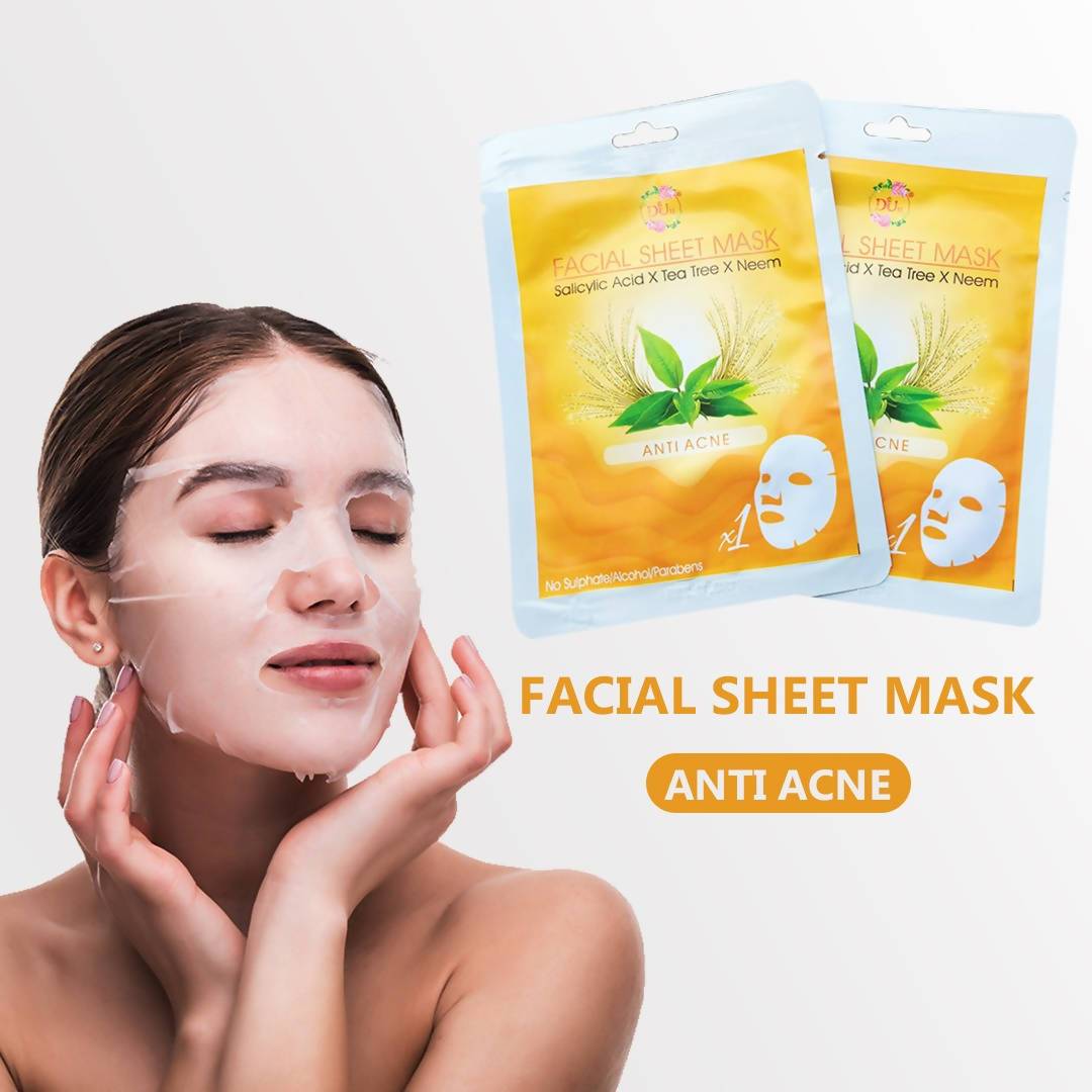 Duh Facial Sheet Mask - Anti Acne | Grocsy