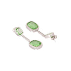Nuyug Green Luxe Cascades Anti Tarnish Earrings | Grocsy