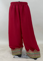 Lorenvalley Fashion Pink Chinon Embroidery With Sequince Work Salwar Kameez Stitched | Grocsy