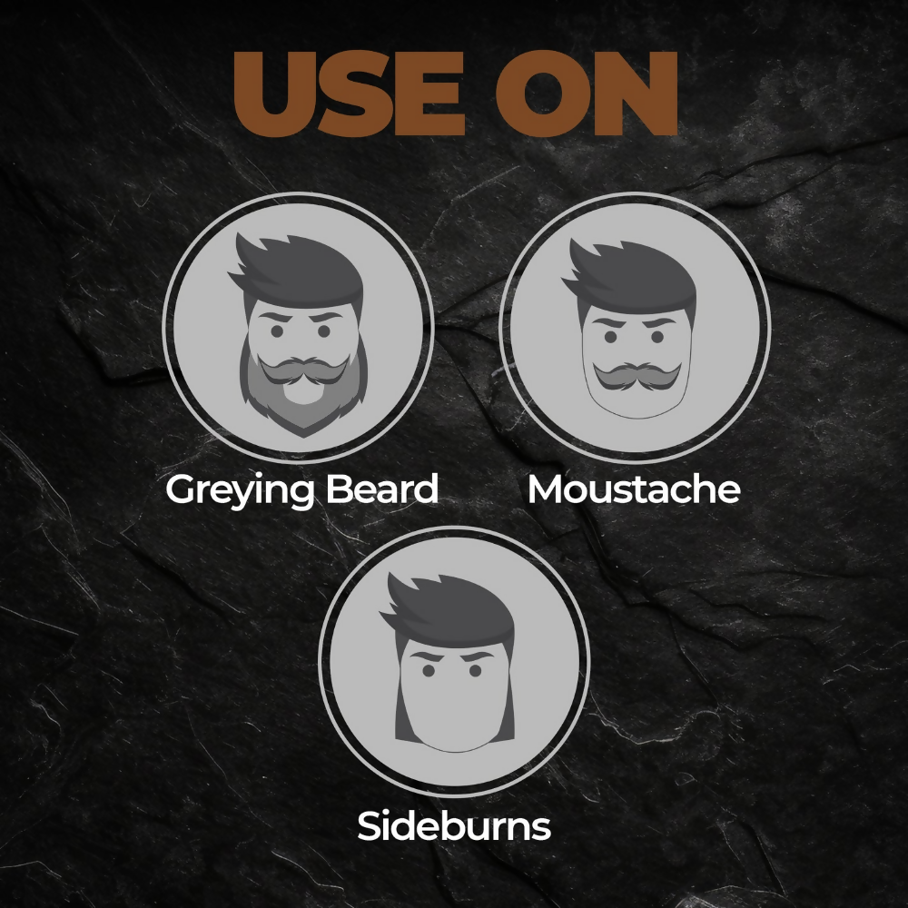 Beardo Beard Color Dark Brown | Grocsy