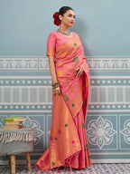 Shree Shyam Fashion Gajari Silk Saree | Grocsy