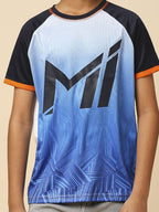Fancode Kids Mumbai Indians IPL Graphic Printed Round Neck Cotton T-Shirts | Grocsy