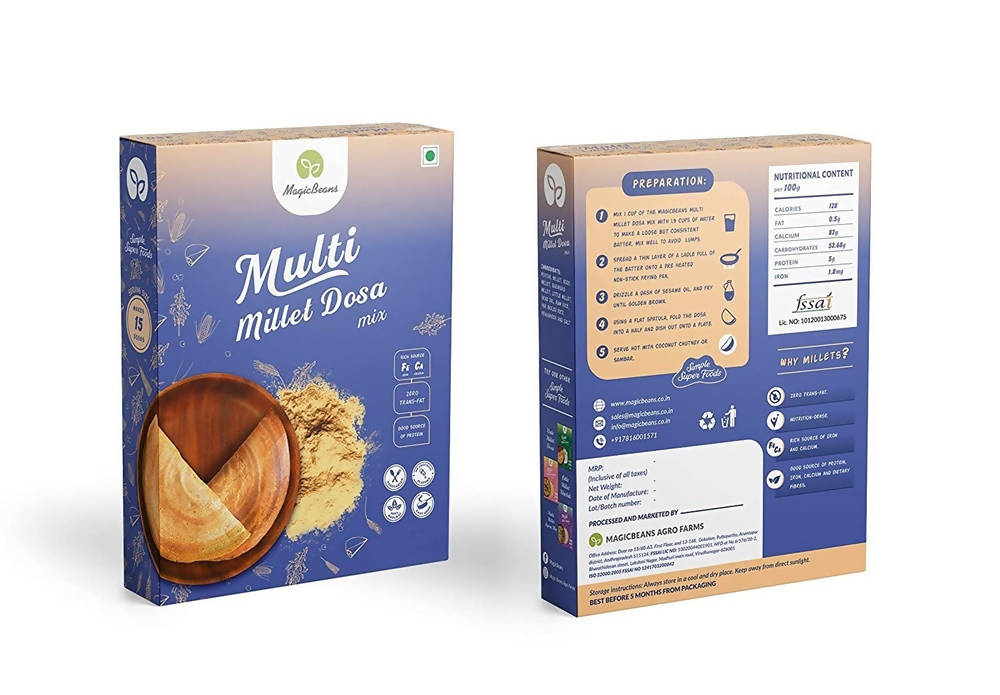 Magicbeans Multi Millet Dosa Mix | Grocsy