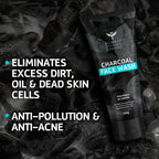 Bombay Shaving Company Charcoal Face Wash for Men Anti Pollution, Oil Control and Brightening | Grocsy