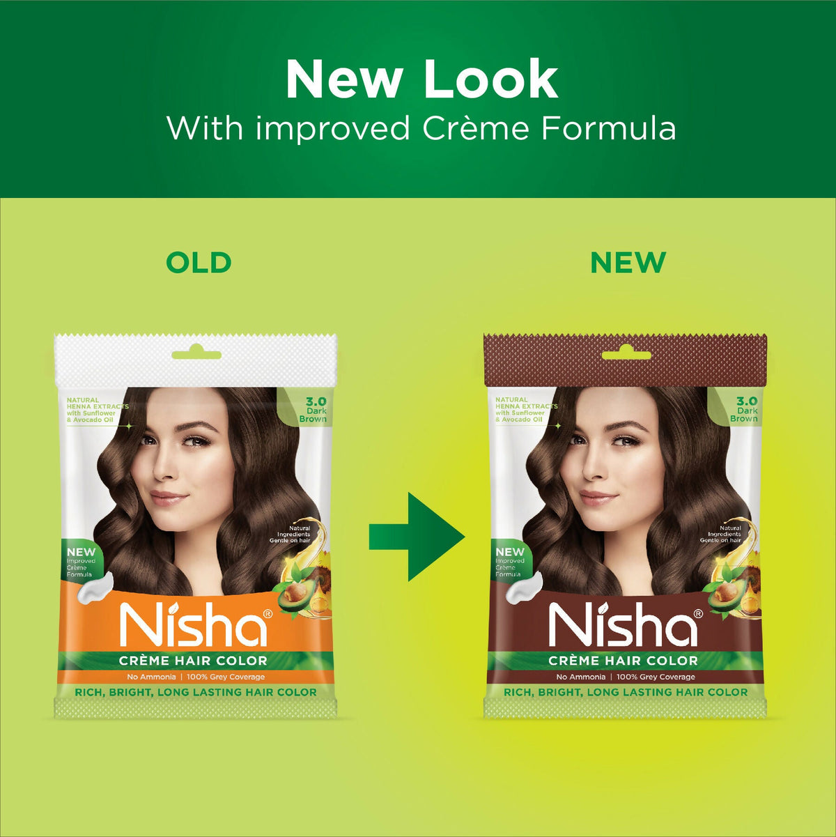 Nisha Creme Hair Color for Women - Dark Brown | Grocsy