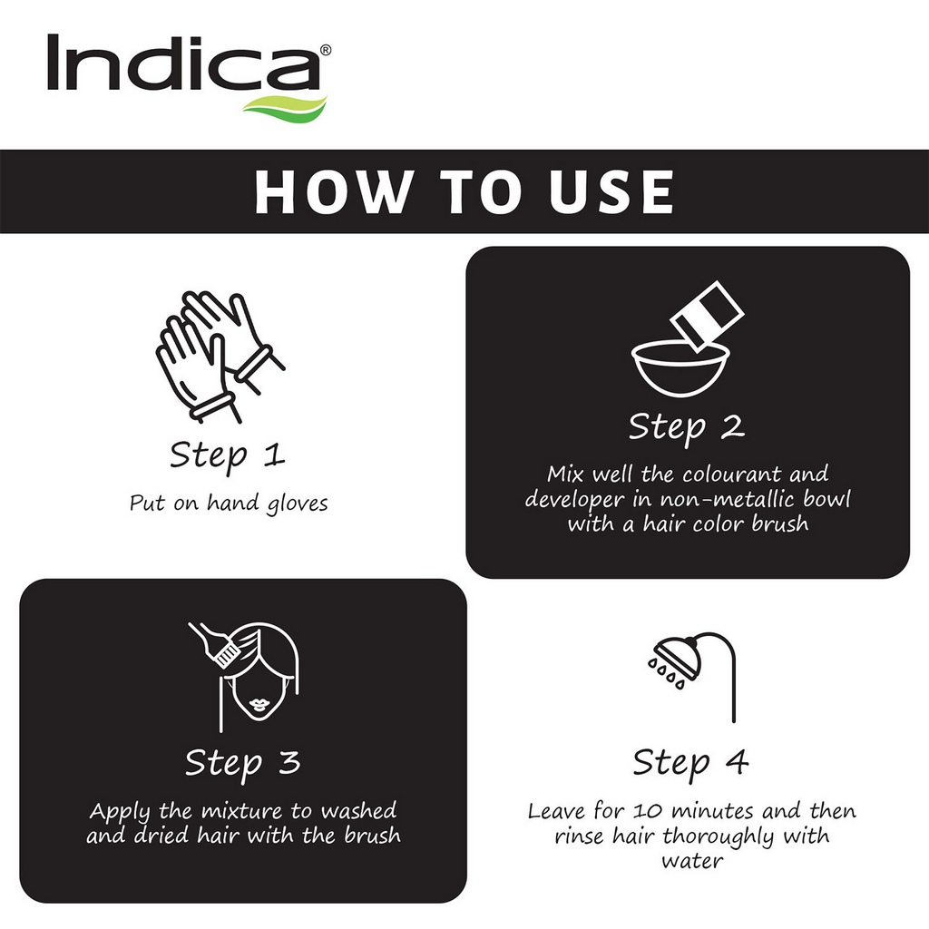 Indica Creme 10 Minutes Hair Color Long Lasting Colour | Grocsy