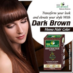 VedicAyurveda Dark Brown Hair Color | Grocsy