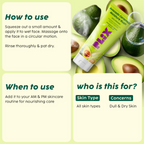 PLIX The Plant Fix Avocado Ceramide Moisture Rush - Cleanser & Cream | Grocsy