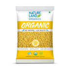 Nature Land Organics Moong Split Washed