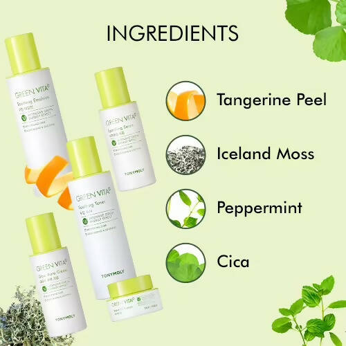 Tonymoly Green Vita C Soothing Toner - Korean Skincare | Grocsy