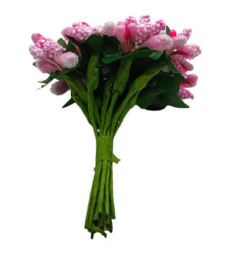 Baby Pink Artificial Flower Pollens | Grocsy