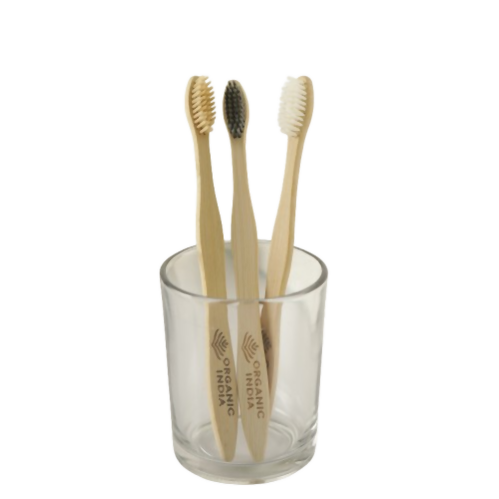 Organic India Bamboo Toothbrush | Grocsy