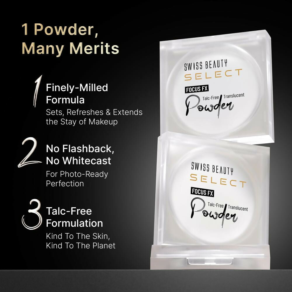 Swiss Beauty Select Focus Fx Translucent Powder | Grocsy