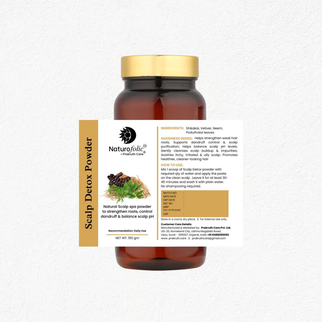 Prakruth Care Ayurvedic Inspired Scalp Detox Powder | Grocsy