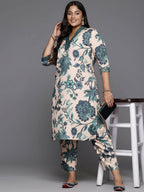 Ahalyaa Women's Traditional wear Kurta Set - Tan | Grocsy