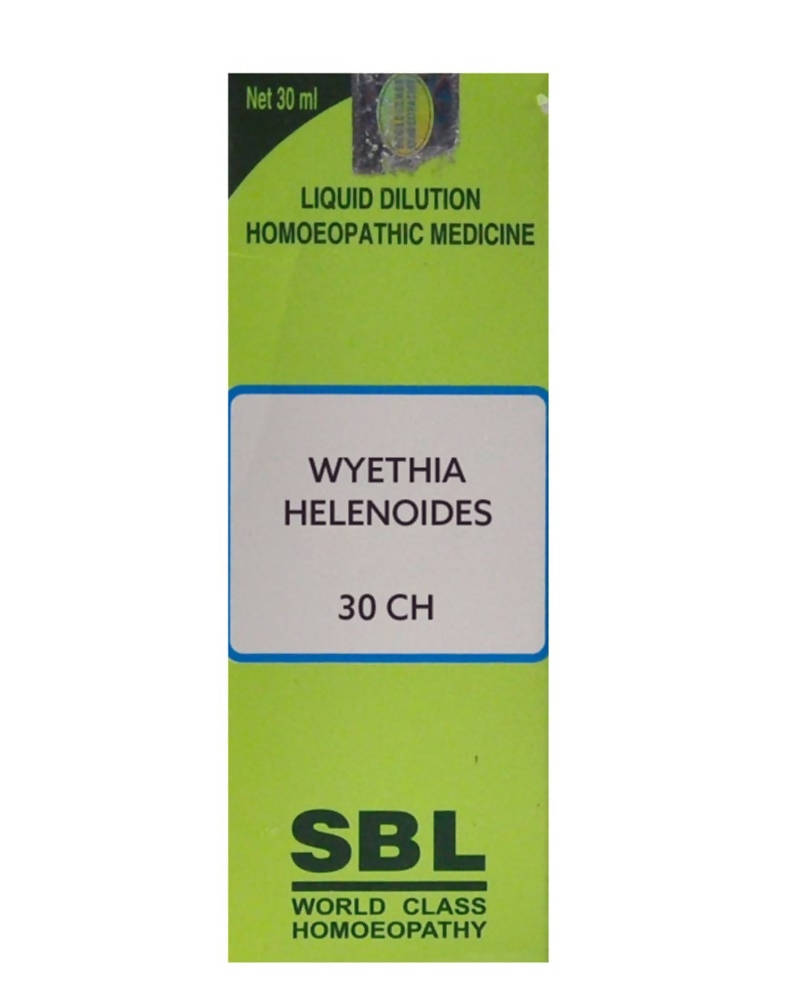 SBL Homeopathy Wyethia Helenioides Dilution | Grocsy
