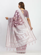 Shree Shyam Fashion Linen Cotton Sea Green Saree | Grocsy