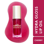 mCaffeine Shades Hydra Gloss Tinted Lip Oil Hydrates Plumps Non-sticky - Cherry Glaze | Grocsy