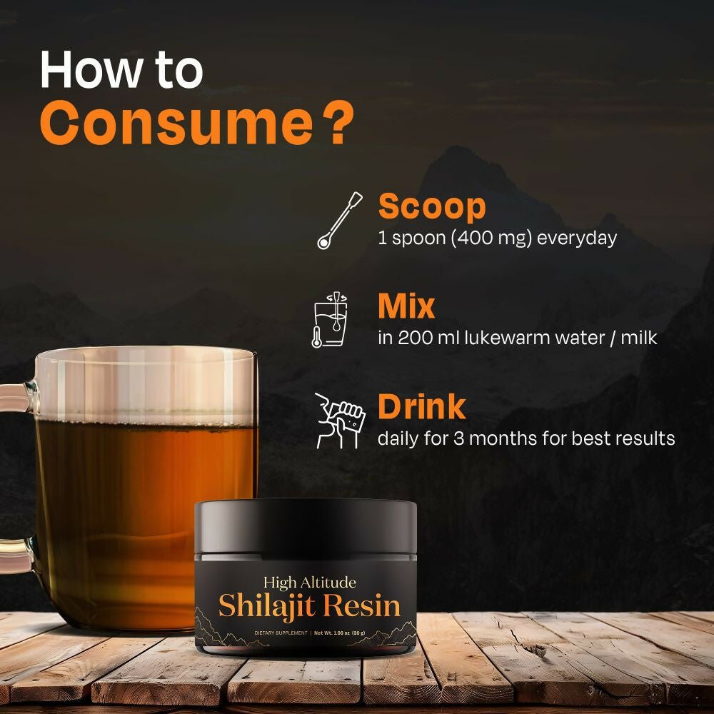 Auric Lab-Certified High-Altitude SJ Resin | 75% Fulvic Acid + Humic Acid | 80+ Trace Minerals with Real Brass Spoon Included | Grocsy