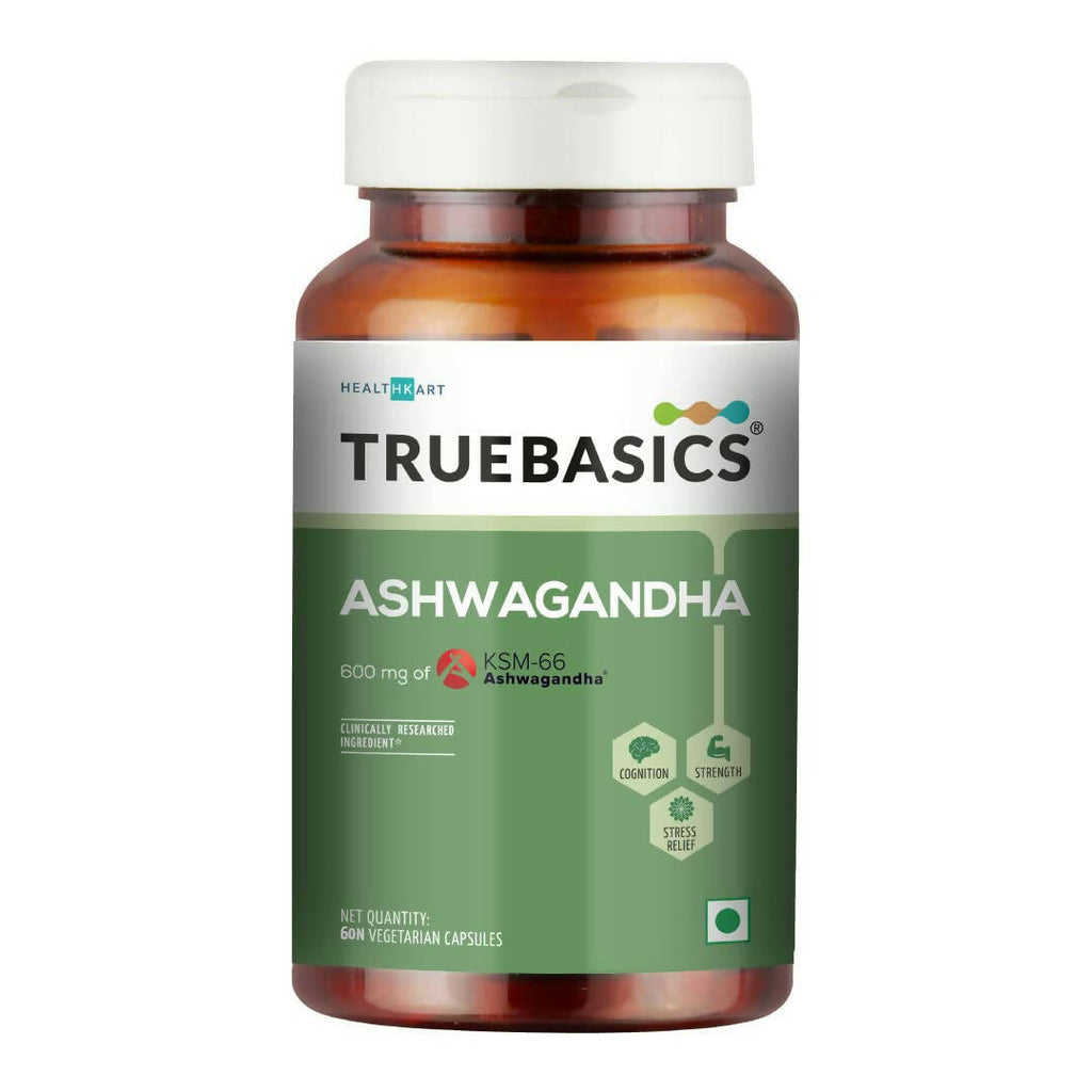 TrueBasics Ashwagandha Capsules | Grocsy