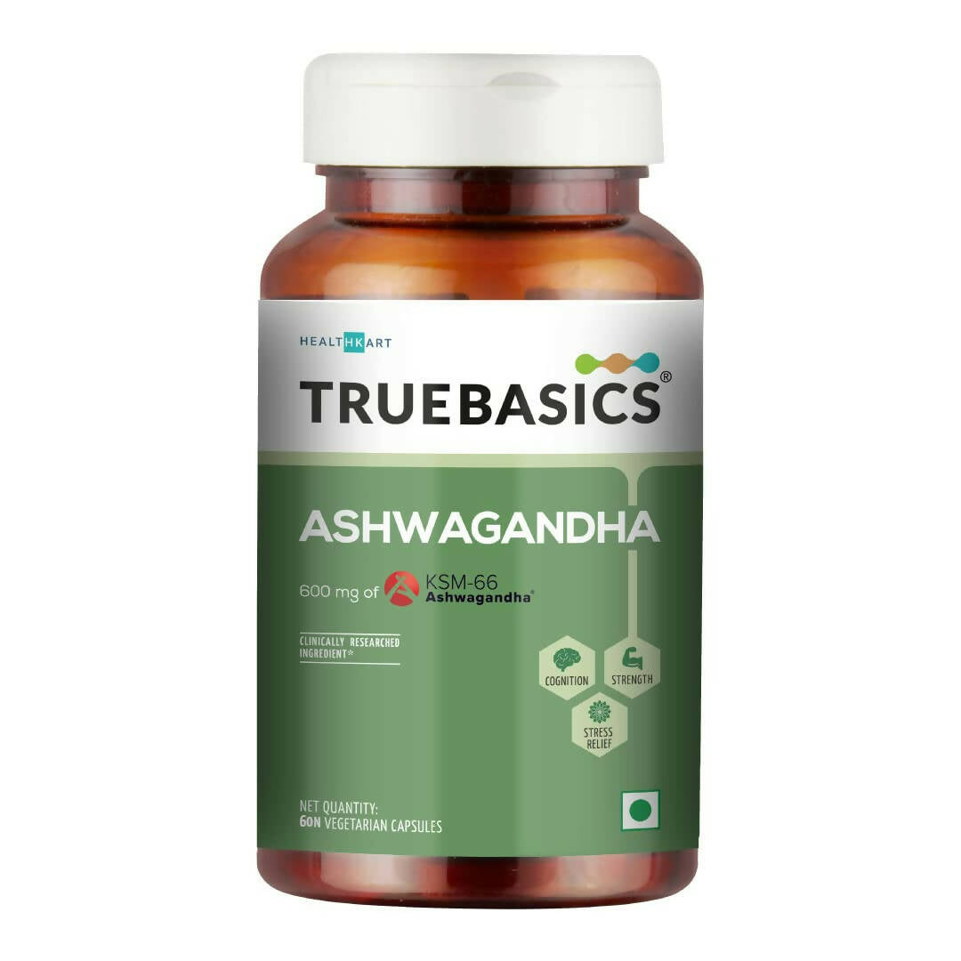 TrueBasics Ashwagandha Capsules | Grocsy