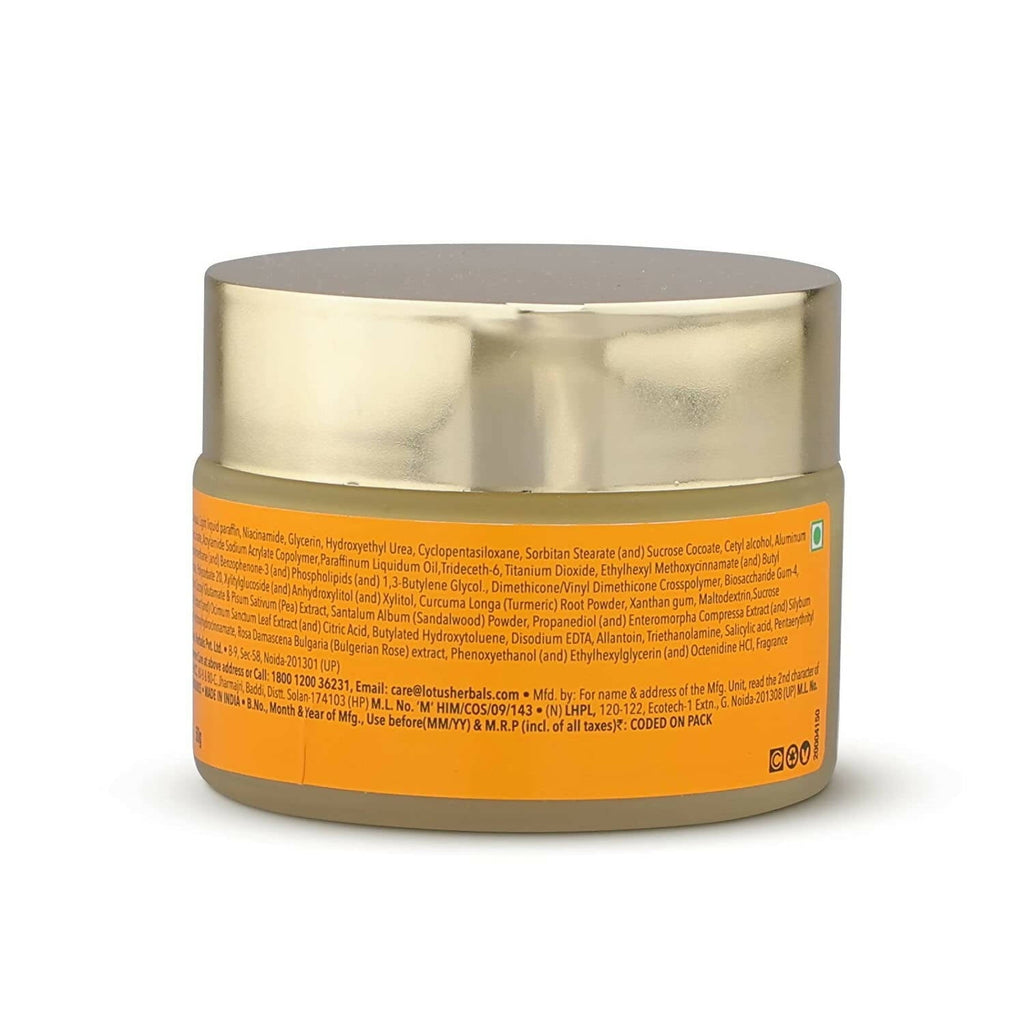 Lotus Herbals Radiance Boost Ubtan Face Cream | Grocsy