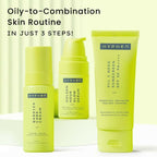 Hyphen By Kriti Sanon Daily Face Care Regime Combo - Oily & Combination Skin, with Glow Serum, Moisturizer & Sunscreen | Grocsy