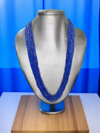 Inhanns Crystal Beads Luxe Edition – Multi-Layered Necklace - Royal Blue | Grocsy
