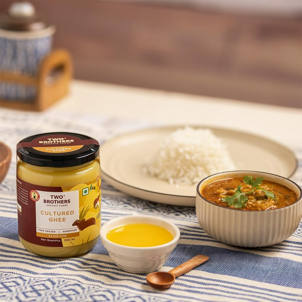 Two Brothers Organic Farms A2 Ghee Butter Organic Grass Fed From Gir Cow | Grocsy