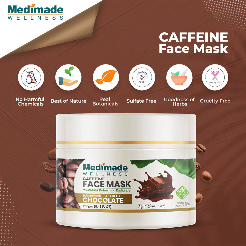 Medimade Wellness Caffeine Face Mask | Grocsy