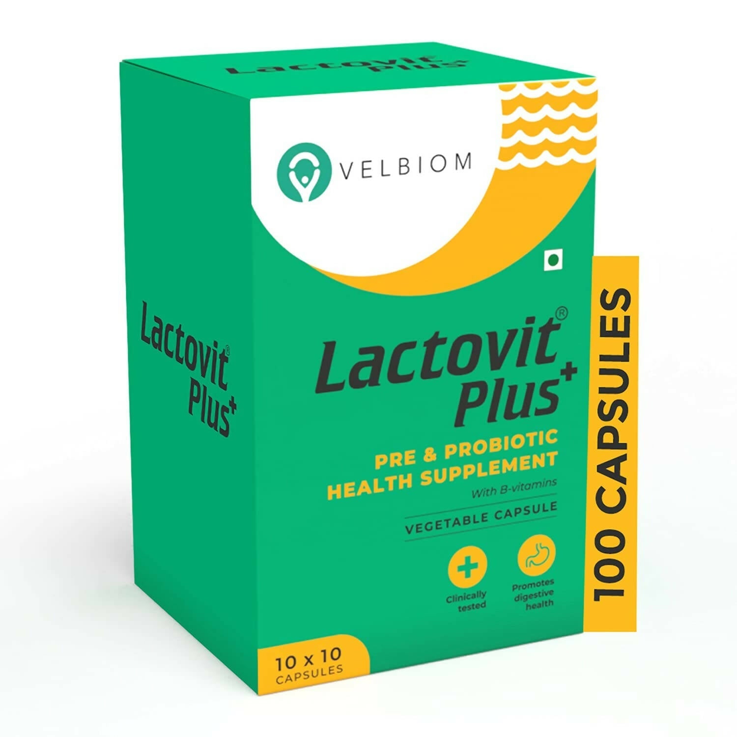 Velbiom Lactovit Plus Probiotics For Men | Grocsy