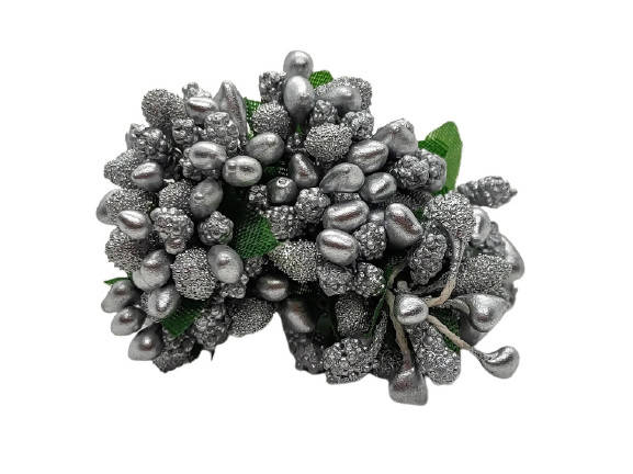 Silver Artificial Flower Pollens | Grocsy